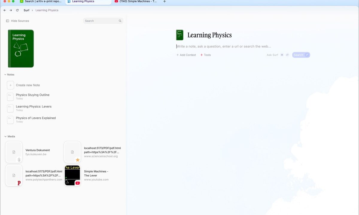 Deta Surf: AI-Powered Browser Meets NotebookLM