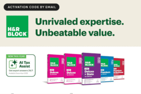 Save Big on H&R Block TaxSoftware Deluxe This Tax Season