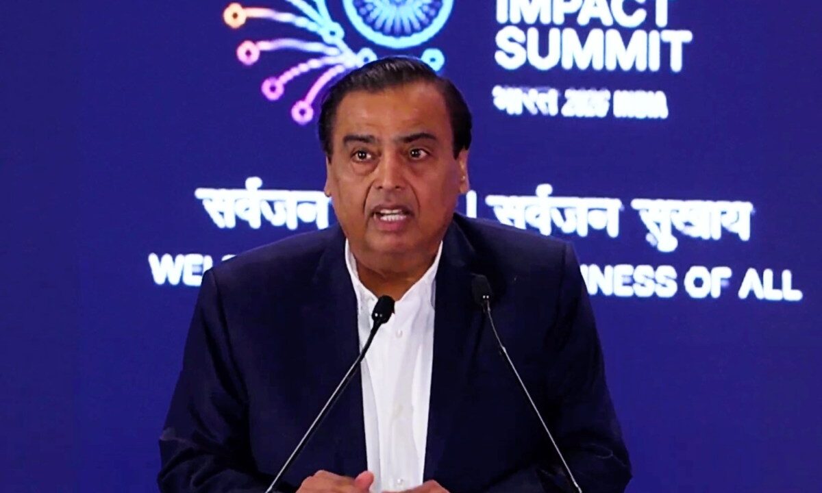 Reliance Rolls Out $110B AI Plan