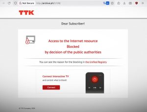 Russia Blocks Archive.today to Remove Paywalls